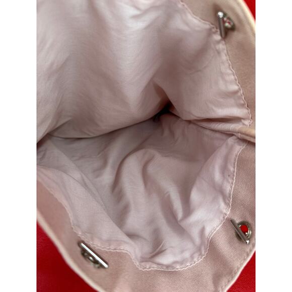 Girls Can Do Anything Zadig & Voltaire Parfums Chain Strap Pink Canvas Bag - Picture 11 of 14